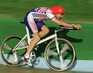 Obree, The Flying Scotsman cycling very fast