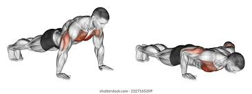 man doing wide-grip push-ups